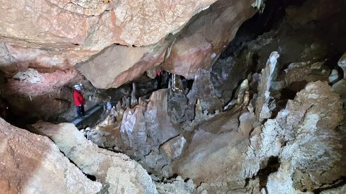 A barlang nagyterme a Nyugati-ágban – Fotó: Lieber Tamás