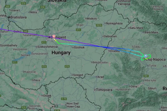 Már majdnem leszállt Kolozsváron, az utolsó pillanatban Budapestre irányították át a Lufthansa gépét
