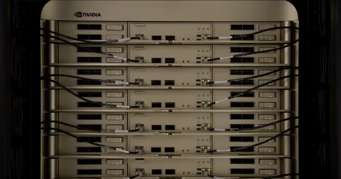 A Vera Rubin szuperszámítógép – Fotó: Nvidia