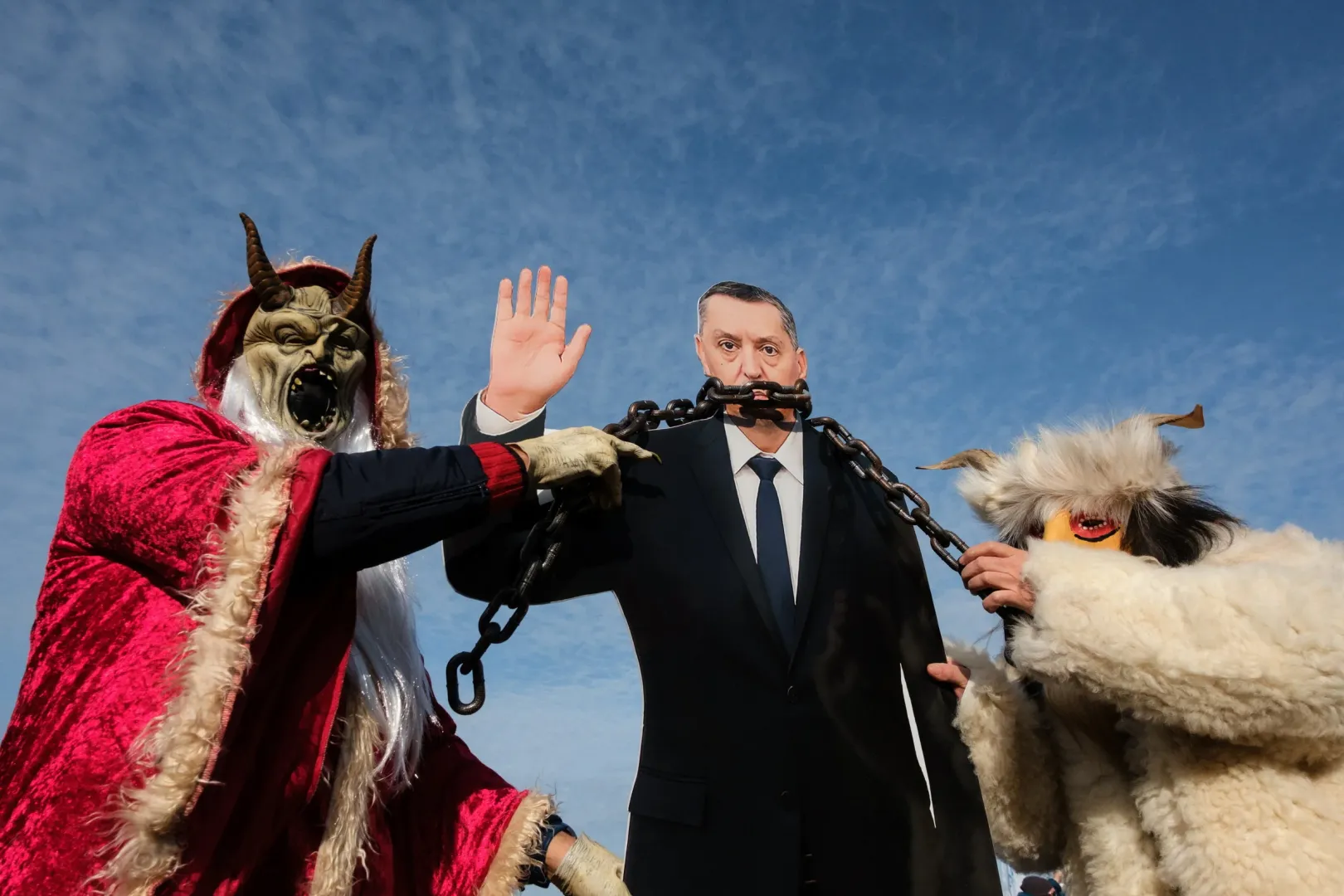 Az oktatási szakszervezetek vonulnak utcára, 2025. december 10-én – Fotó: Alexandru Nechez / Inquam Photos