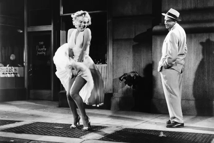 Marilyn Monroe leghíresebb jelenetét 14-szer rontották el a rajongók, végül négyezer kilométerrel odébb kellett újraforgatni