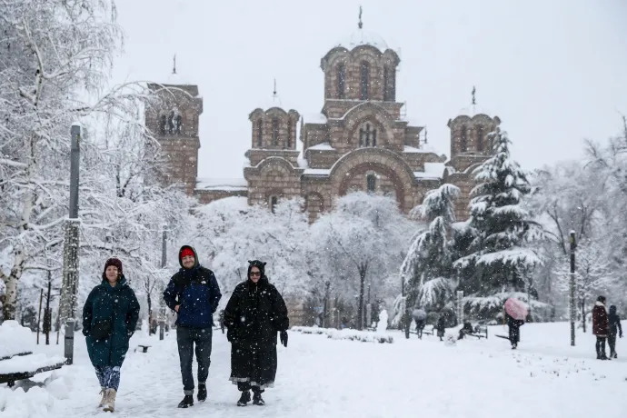 Belgrád 2026. január 4-én – Fotó: Filip Stevanovic / AFP