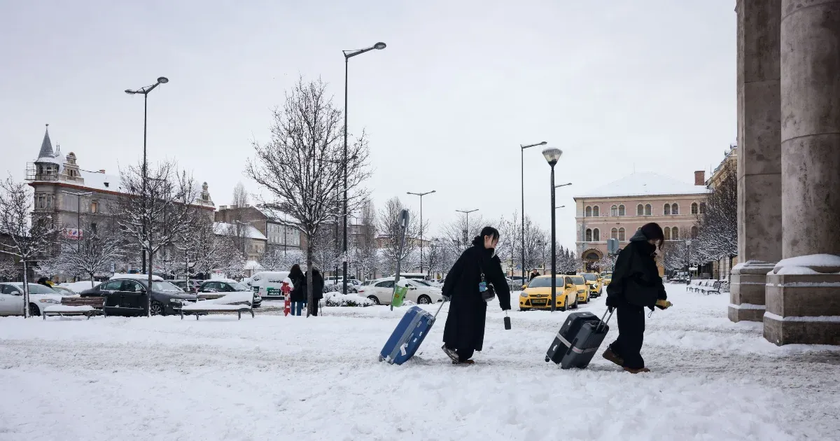 Így kapta el Budapestet az elmúlt másfél évtized legnagyobb havazása