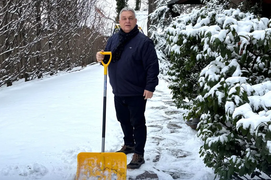 Havazós hűhóval, hólapáttal a kézben pörgetik a kampányt a Fidesz és a Tisza politikusai