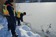 A rendőrség tanácsot adott azoknak, akik alatt beszakad a jég