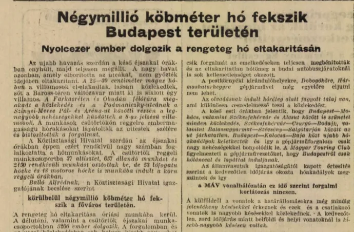 1937 – Kép: Arcanum újságok
