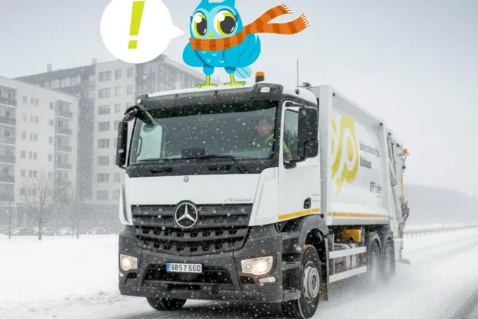 Mohu: A jeges utcákba nem tudtak felmenni a kukásautók, ezért maradt ott a szemét