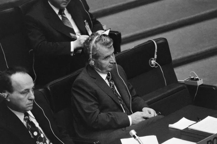 Ceaușescu Helsinkiben 1975 augusztusában – Fotó: Jean Meunier / AFP 