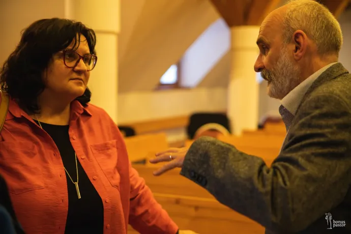 Bartha Éva és Horváth Levente – Fotó: Bonus Pastor Alapítvány Facebook-oldala