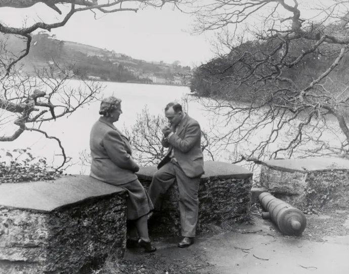 Az írónő férjével egy ismeretlen keltezésű fotón – Fotó: Bettmann / Getty Images