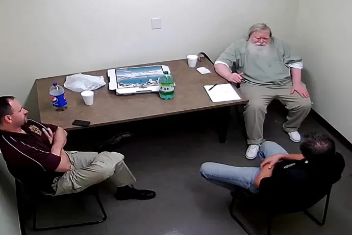 Richard Cottingham egy 2014-es kihallgatáson – Forrás: A&E / YouTube