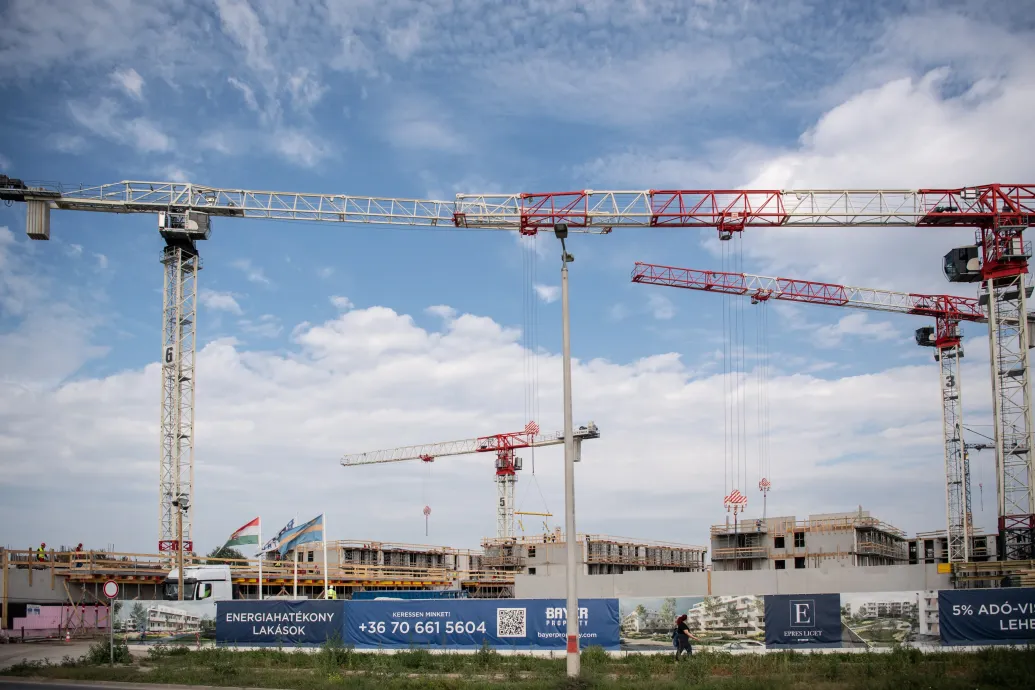 Még nem ütött be az Otthon Start hatása, visszaesett az építőipar novemberben – Forrás: Telex.hu