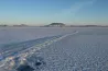 Spectacular photos capture ice rifts on Lake Balaton