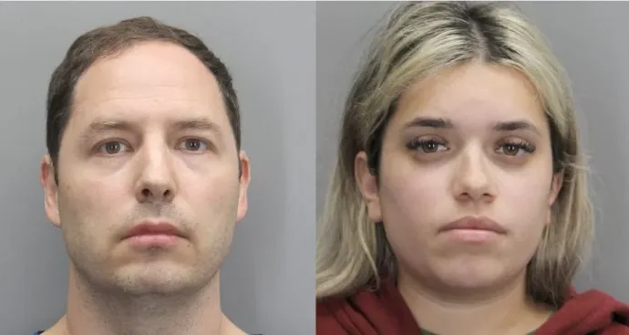 Brendan Banfield és Juliana Peres Magalhães rabosítási fotója – Forrás: Fairfax megyei rendőrség