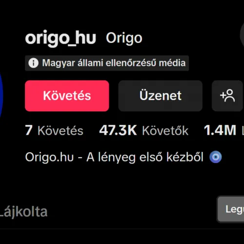 A TikTok állami ellenőrzésű médiává nyilvánította az Origót, a Mandinert és egy sor kormánypárti lapot