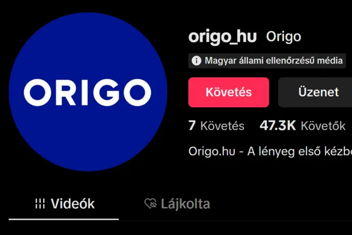 A TikTok állami ellenőrzésű médiává nyilvánította az Origót, a Mandinert és egy sor kormánypárti lapot