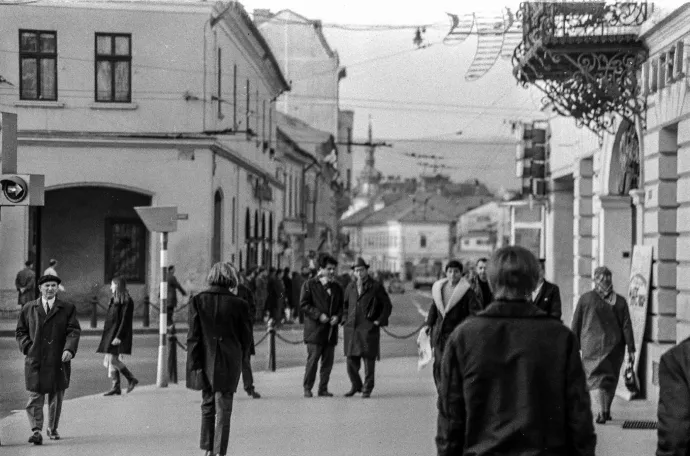 Kolozsvári utcakép a 60-as évekből – Fotó: Palocsay Zsigmond / Azopan Fotóarchívum