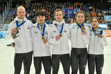 Bronzérmes lett a magyar vegyes váltó a rövidpályás gyorskorcsolya Eb-n