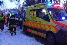 Két gyerek alatt beszakadt az Ipoly jege, de kimentették őket