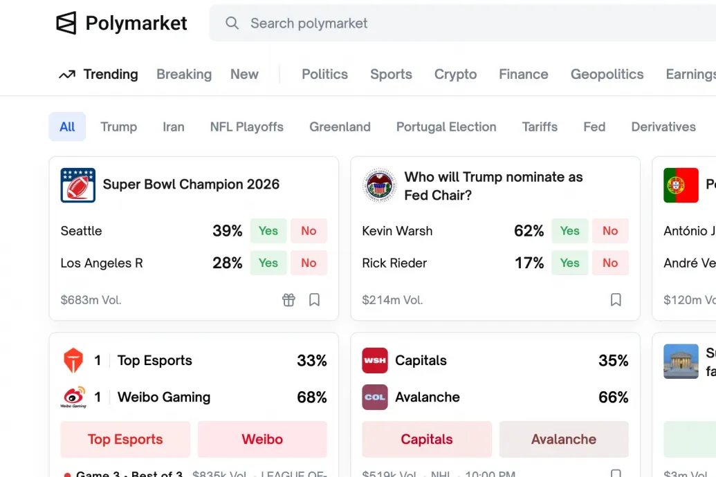 Kitiltották a Polymarketet Magyarországról