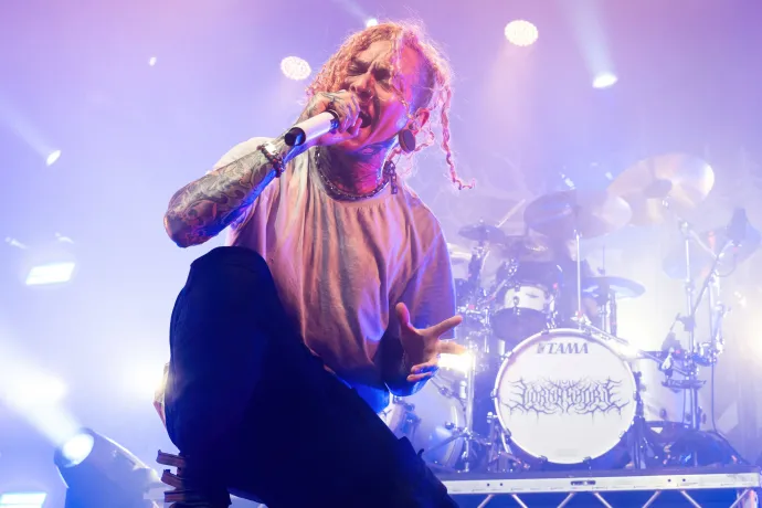 Will Ramos a Lorna Shore koncertjén Berlinben 2025. június 5-én – Fotó: Frank Hönsch / Redferns / Getty Images