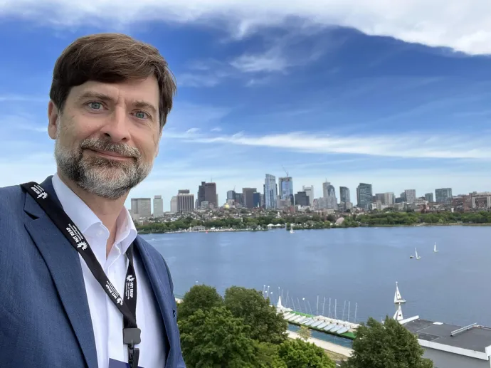 Peták István Bostonban – Fotó: Genomate