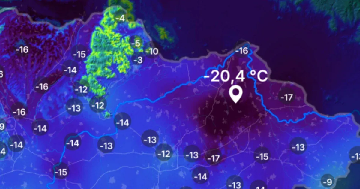 Északkeleten -20 fokos fagyot mértek