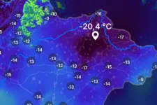 Északkeleten -20 fokos fagyot mértek