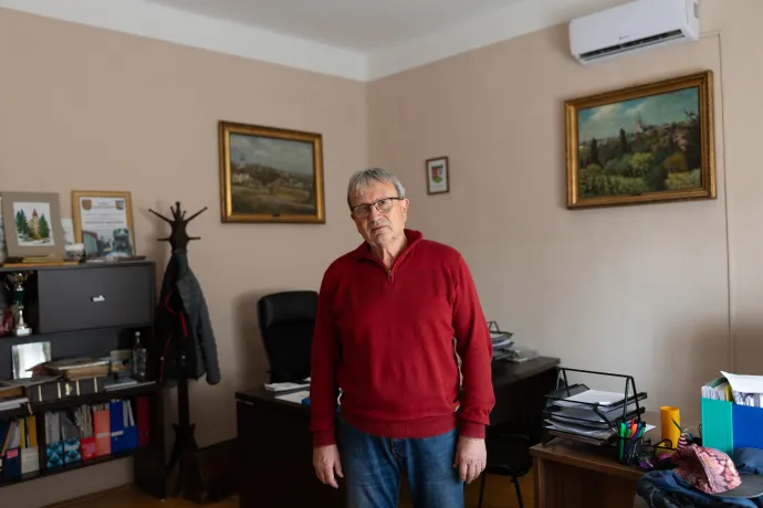 Habjánecz Tibor, Geresdlak polgármestere – Fotó: Bődey János / Telex