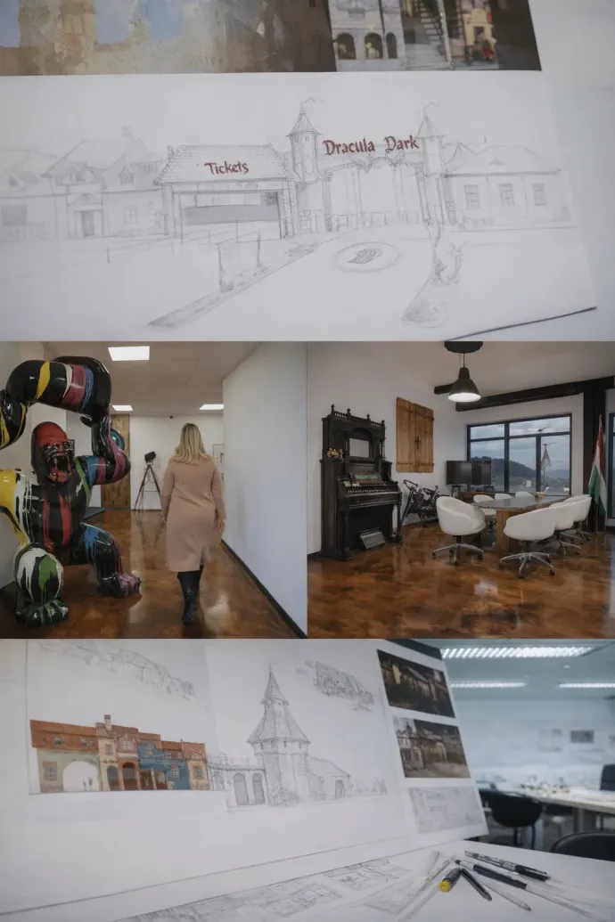 A park tervei – Forrás: Drakula Park PR-film képmentése