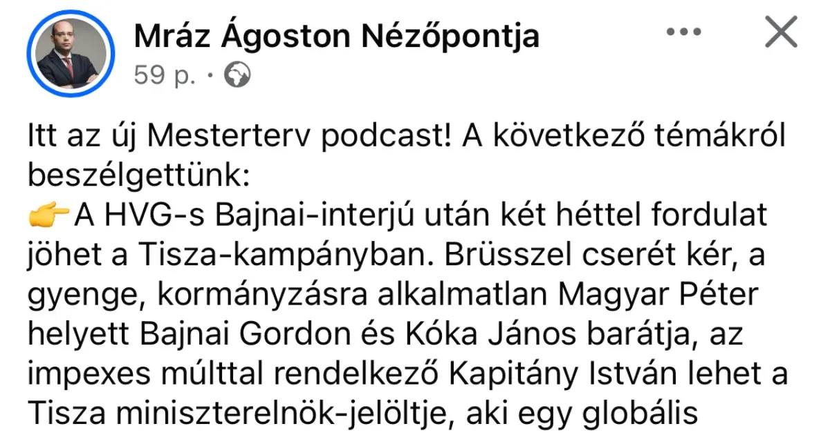 Török Gábor eszement hülyeségnek nevezte a Nézőpont vezetőjének elemzését, és elmondta, miért nem vitázik vele