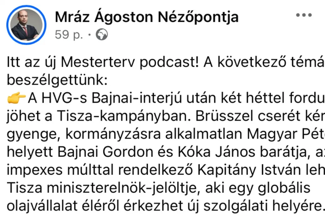 Török Gábor eszement hülyeségnek nevezte a Nézőpont vezetőjének elemzését, és elmondta, miért nem vitázik vele