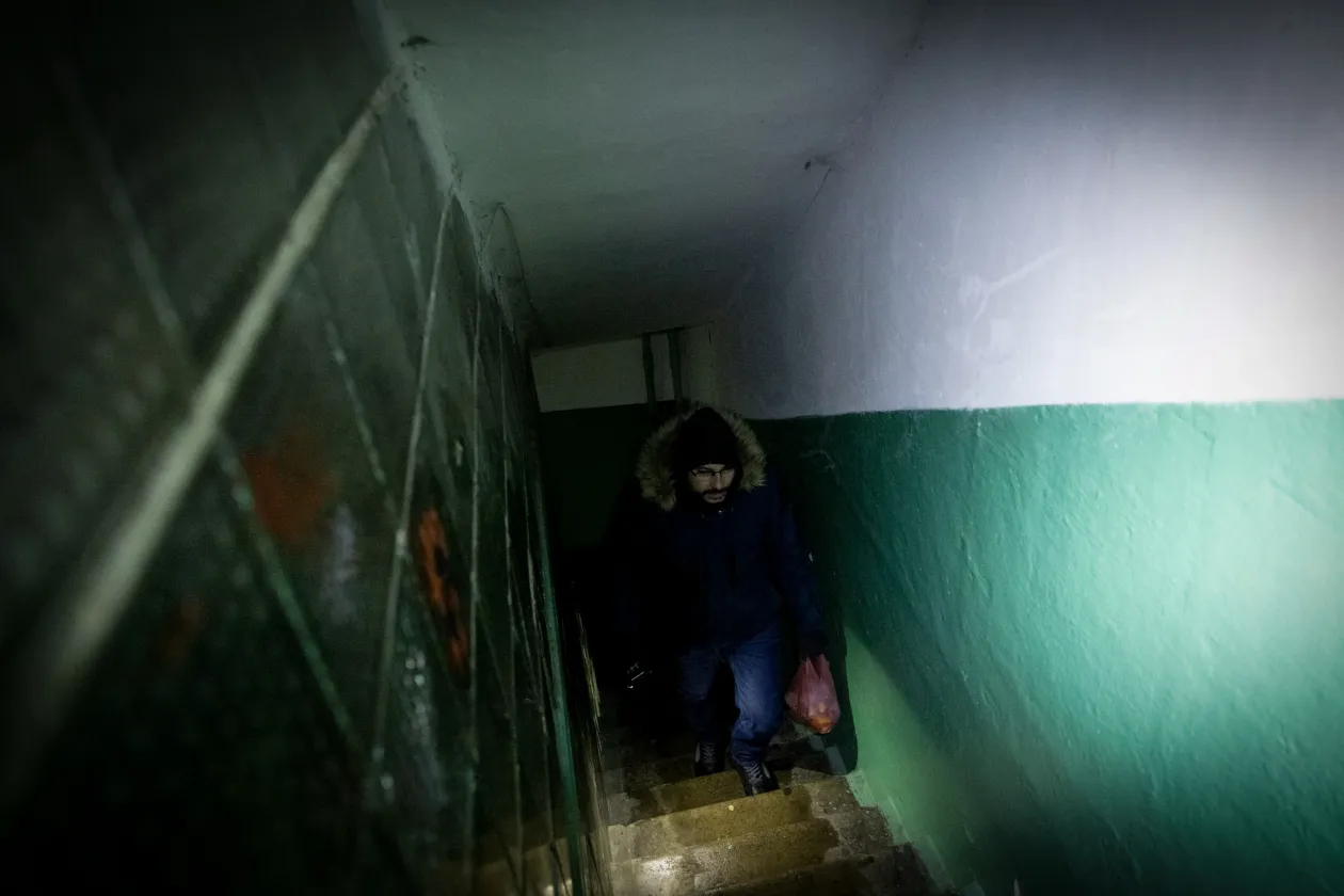 Vadim és a felesége – Fotó: Ajpek Orsi / Telex