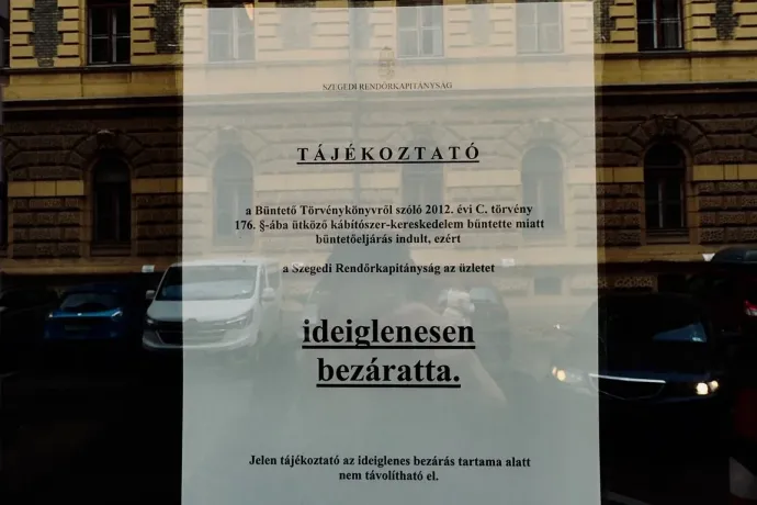 Drogkereskedelem gyanúja miatt átmenetileg bezárt a rendőrség egy szegedi klubot