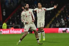 Szoboszlai védhetetlen szabadrúgásgólt lőtt és gólpasszt is adott, de ez is kevés volt a Liverpool győzelméhez