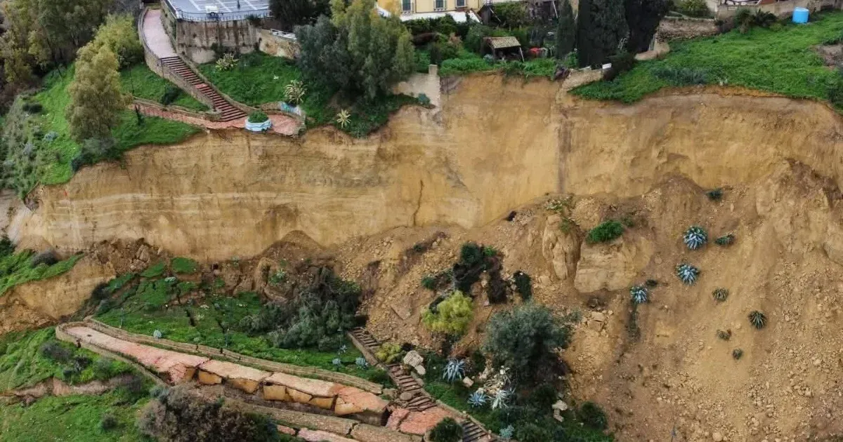 Óriási földcsuszamlás volt a szicíliai Niscemi településen, ezer embert kellett evakuálni