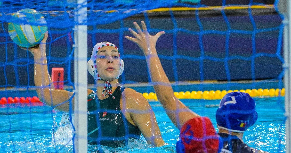 Huszonöt góllal verte meg a románokat a magyar vízilabda-válogatott az Eb-n
