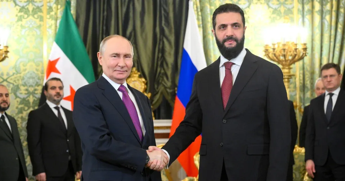 Szíria új elnöke Moszkvában tárgyalt Putyinnal