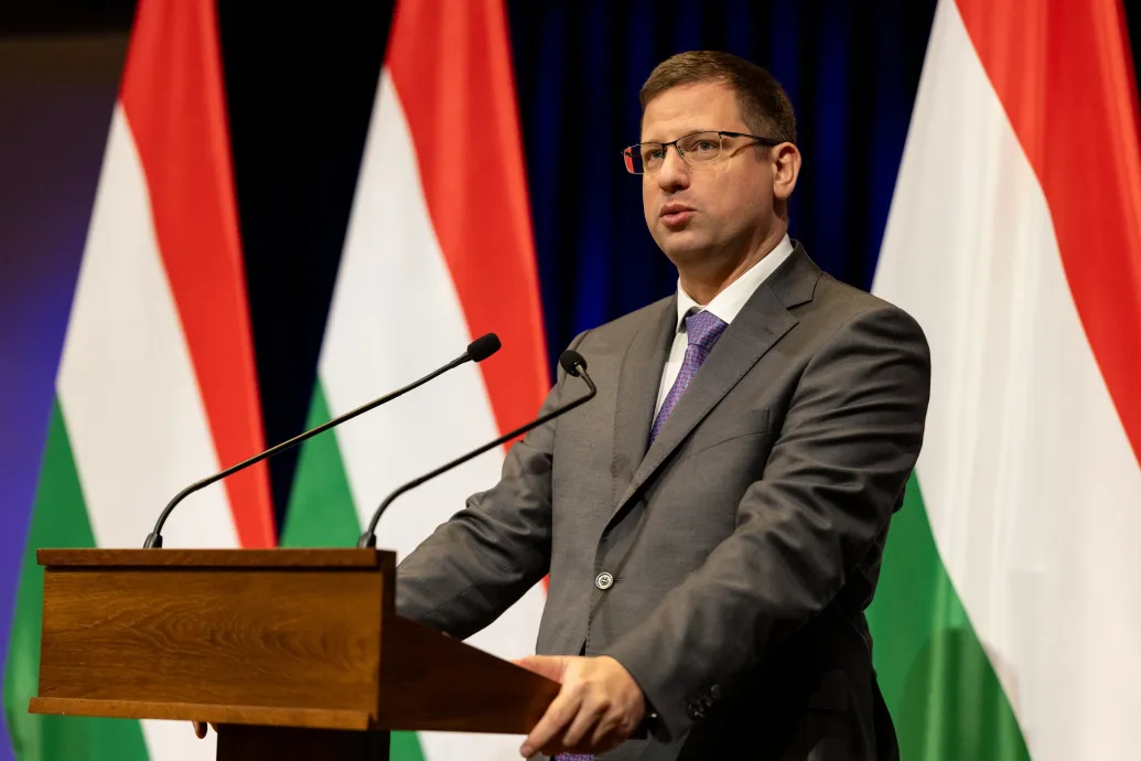 Kormányinfót tart Gulyás Gergely