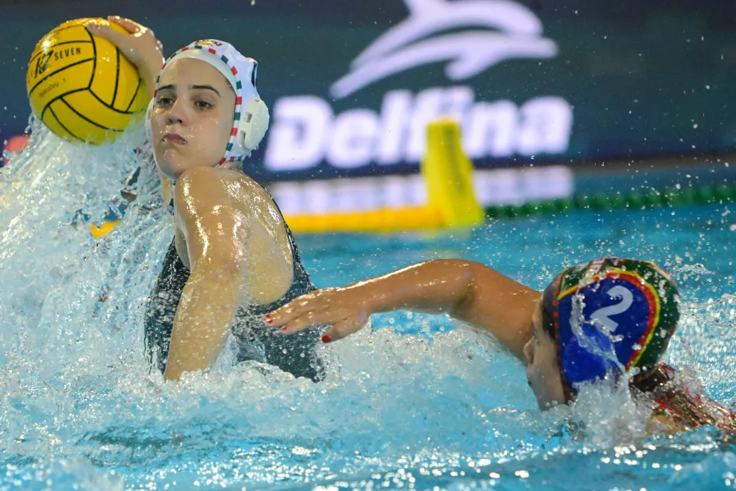 Megverték Portugáliát a magyar női pólósok, középdöntőbe jutottak az Eb-n