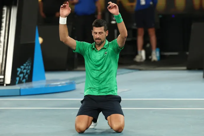 Djoković megtörte Sinnert, öt játszmában győzte le az Australian Openen