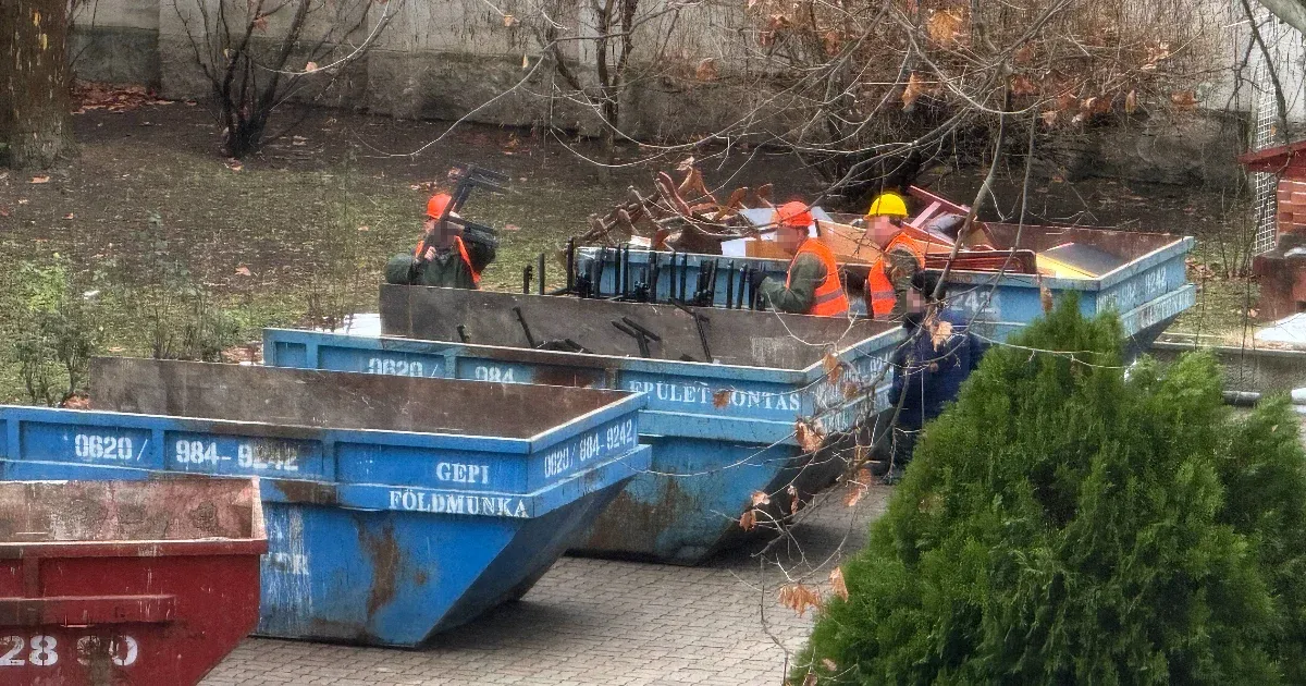 Rabok is dolgoznak a Szőlő utcai javítóintézet épületének kiürítésén