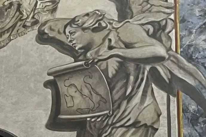 Elismerte, hogy Giorgia Meloni arcképét festette egy 1500 éves templom freskójára, majd fehérrel lekente azt