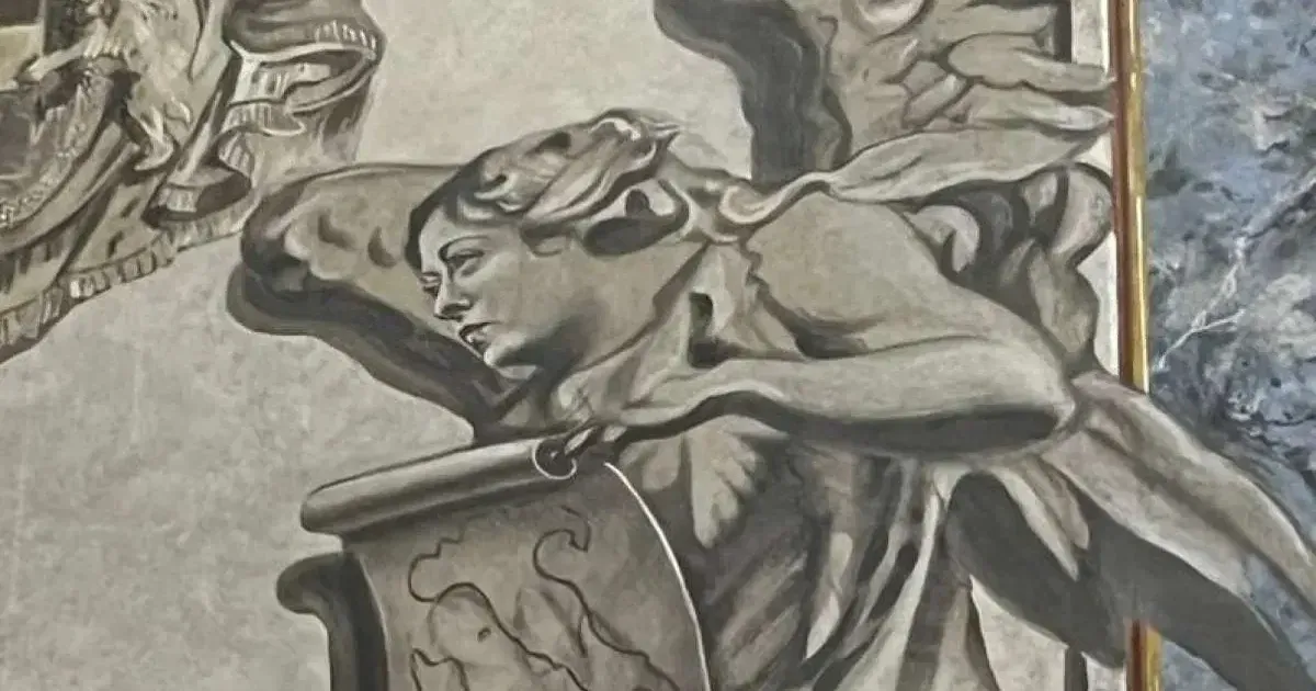 Angyalként tűnt fel Giorgia Meloni egy frissen restaurált freskón