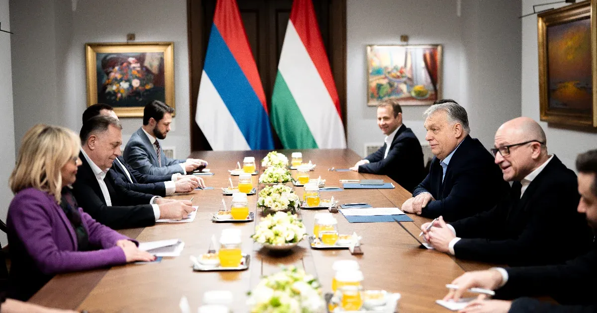 Orbán Viktor ismét Milorad Dodikkal tárgyalt