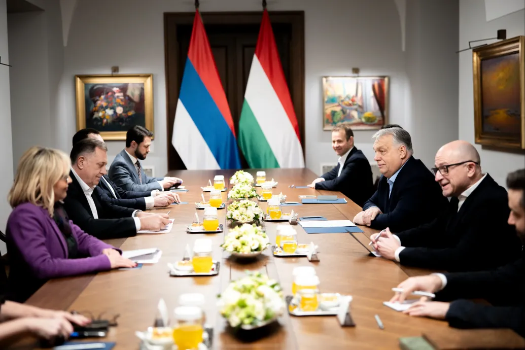 Orbán Viktor ismét Milorad Dodikkal tárgyalt