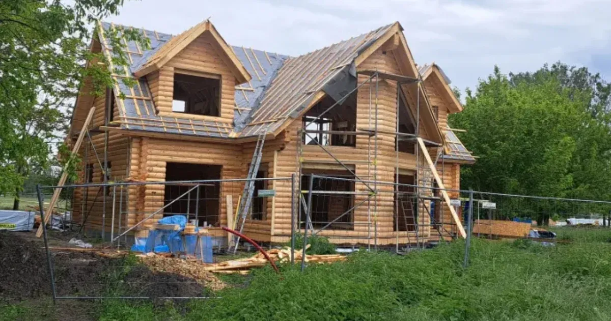 Le kellett bontani a Matolcsy-körhöz tartozó birtokon épített rönkházat