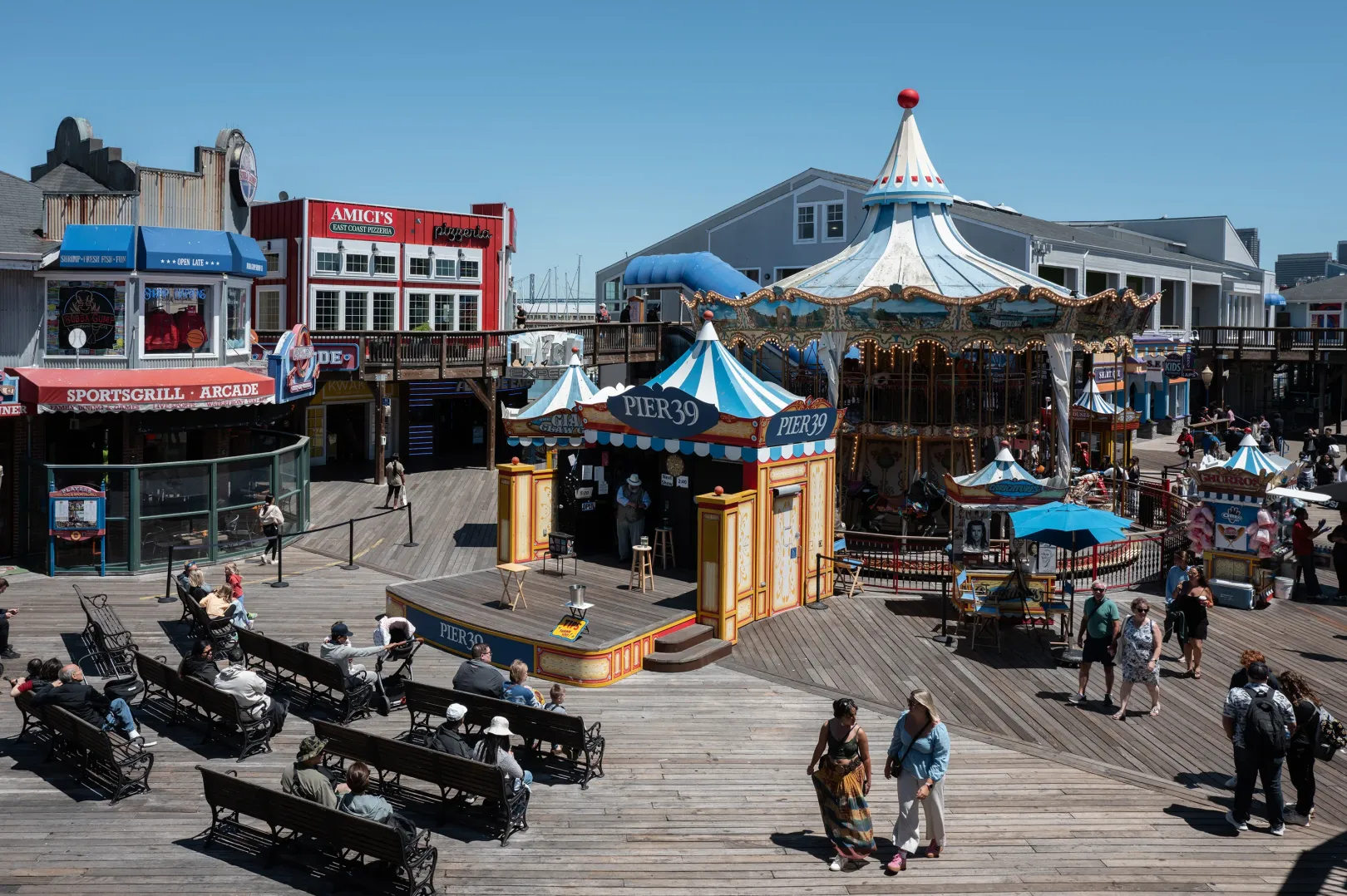 39-es móló, San Francisco – Fotó: Bődey János / Telex