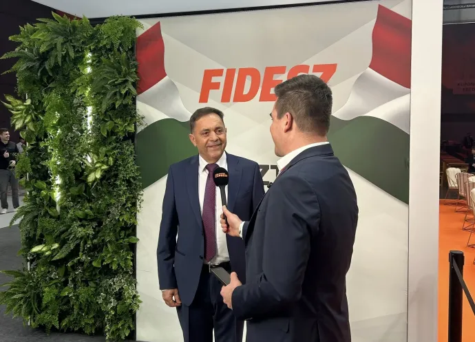 Pócs János a január 10-i Fidesz-kongresszuson a Hungexpón – Fotó: Pócs János / Facebook