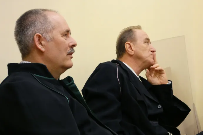 Szücs István és Léhner György, a két védő – Fotó: Laczó Balázs/Telex